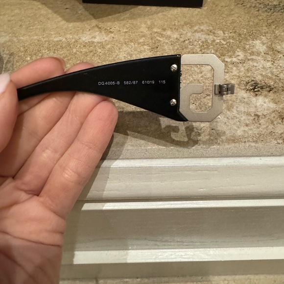 Dolce & Gabbana Black Sunglasses - Picture 13 of 15